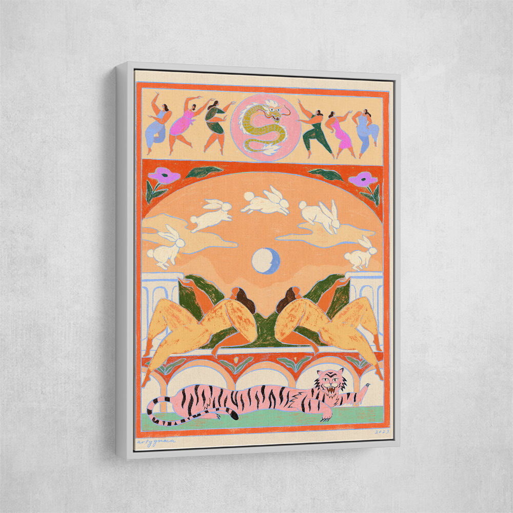 Rabbit Jumps Over the Moon