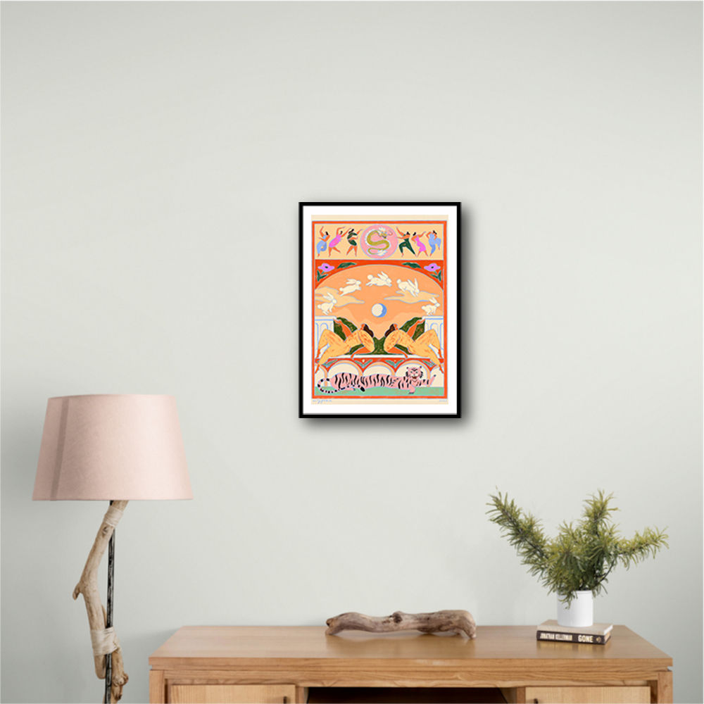 Rabbit Jumps Over the Moon