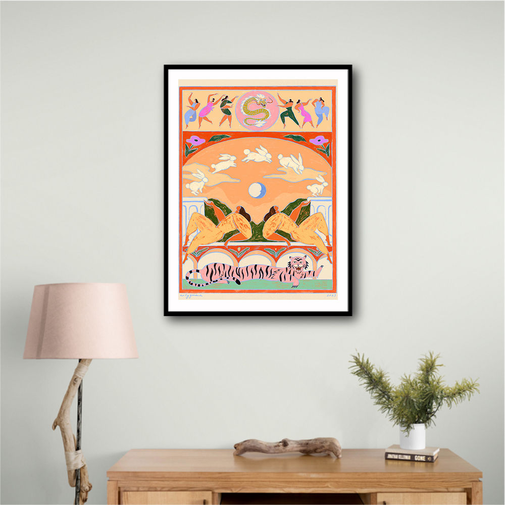 Rabbit Jumps Over the Moon