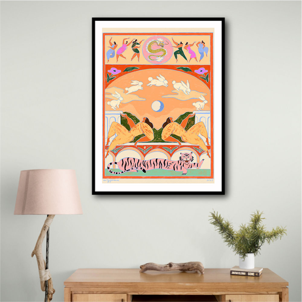 Rabbit Jumps Over the Moon