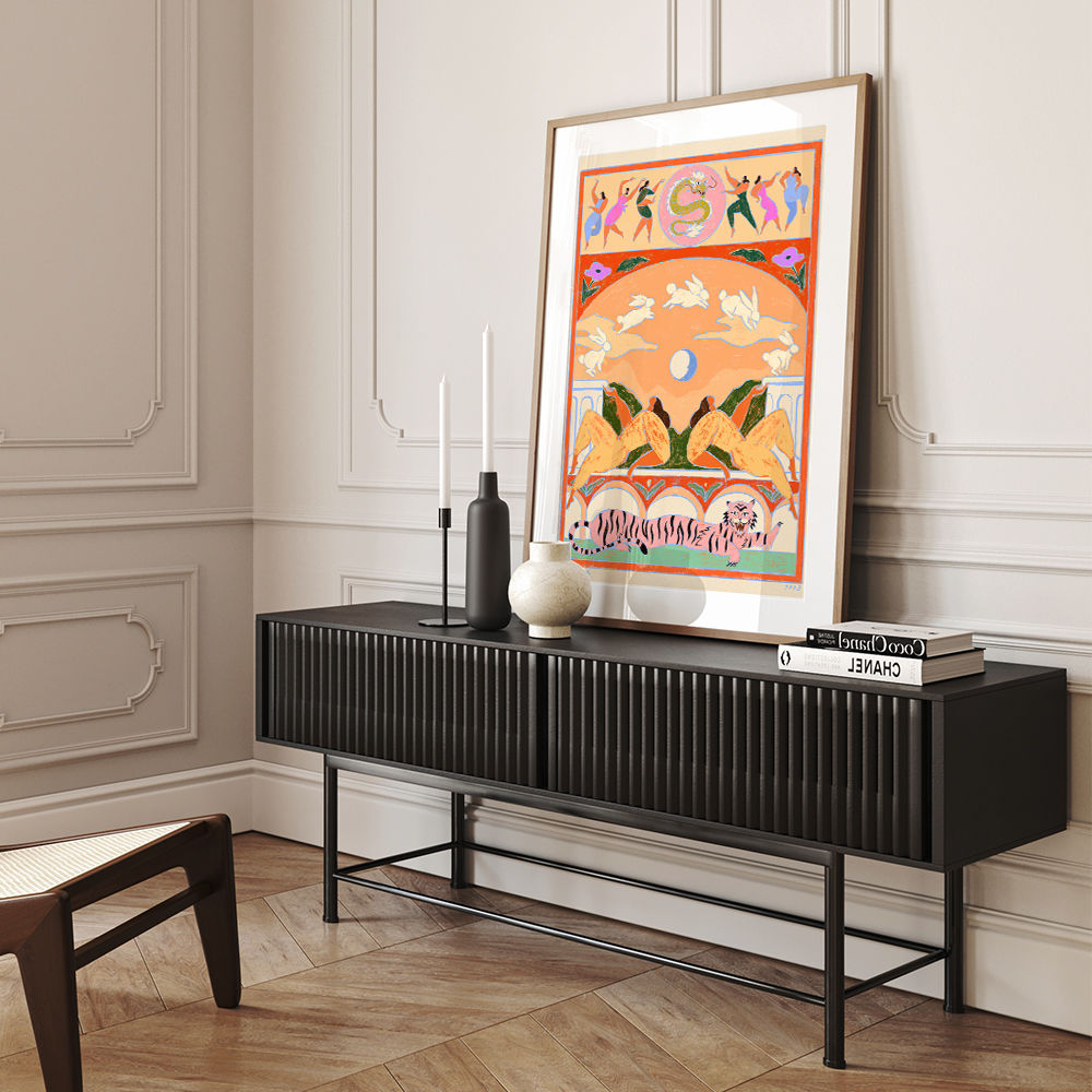 Rabbit Jumps Over the Moon