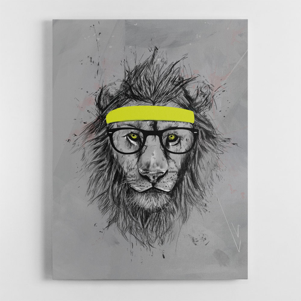 Hipster Lion