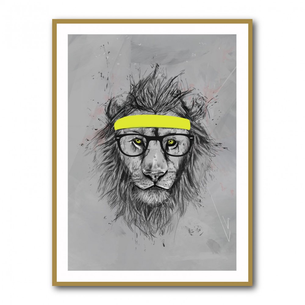 Hipster Lion