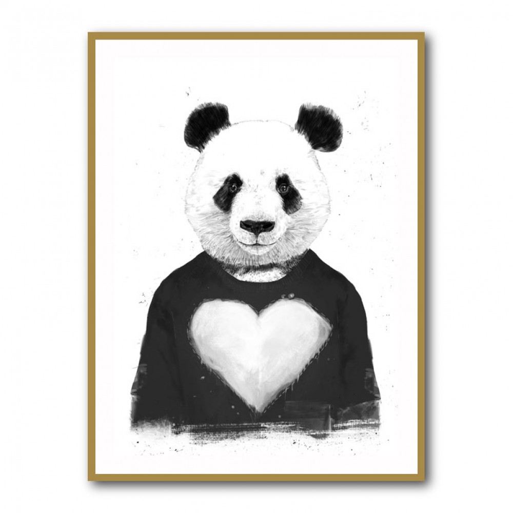 Lovely Panda Wall Art