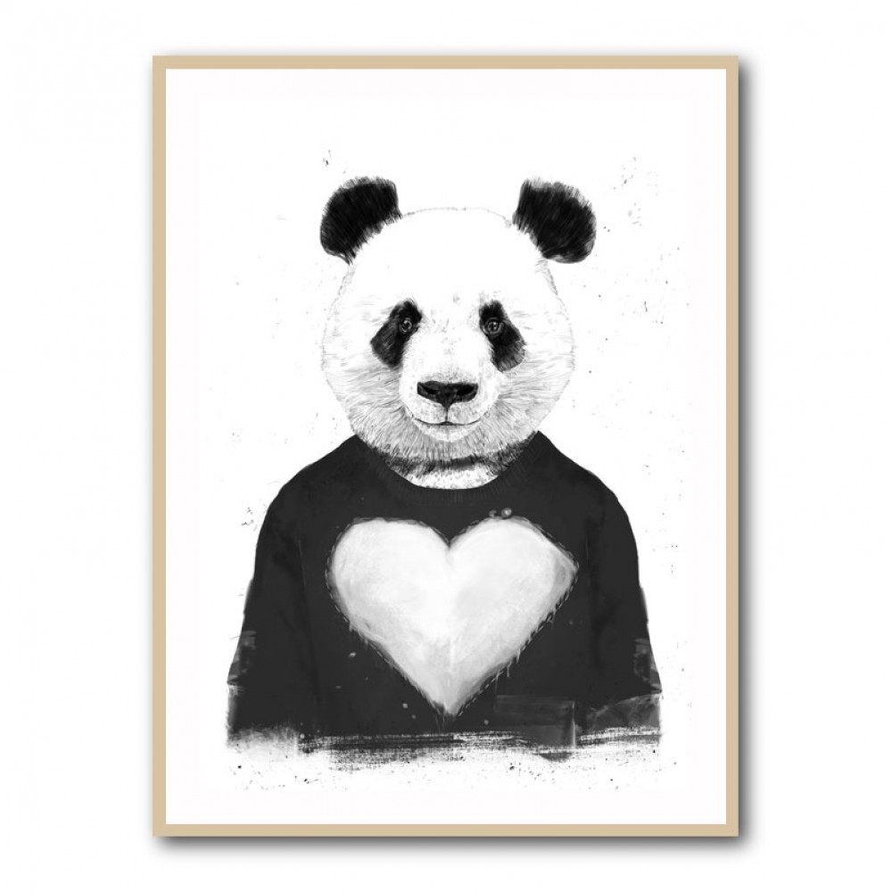 Lovely Panda Wall Art