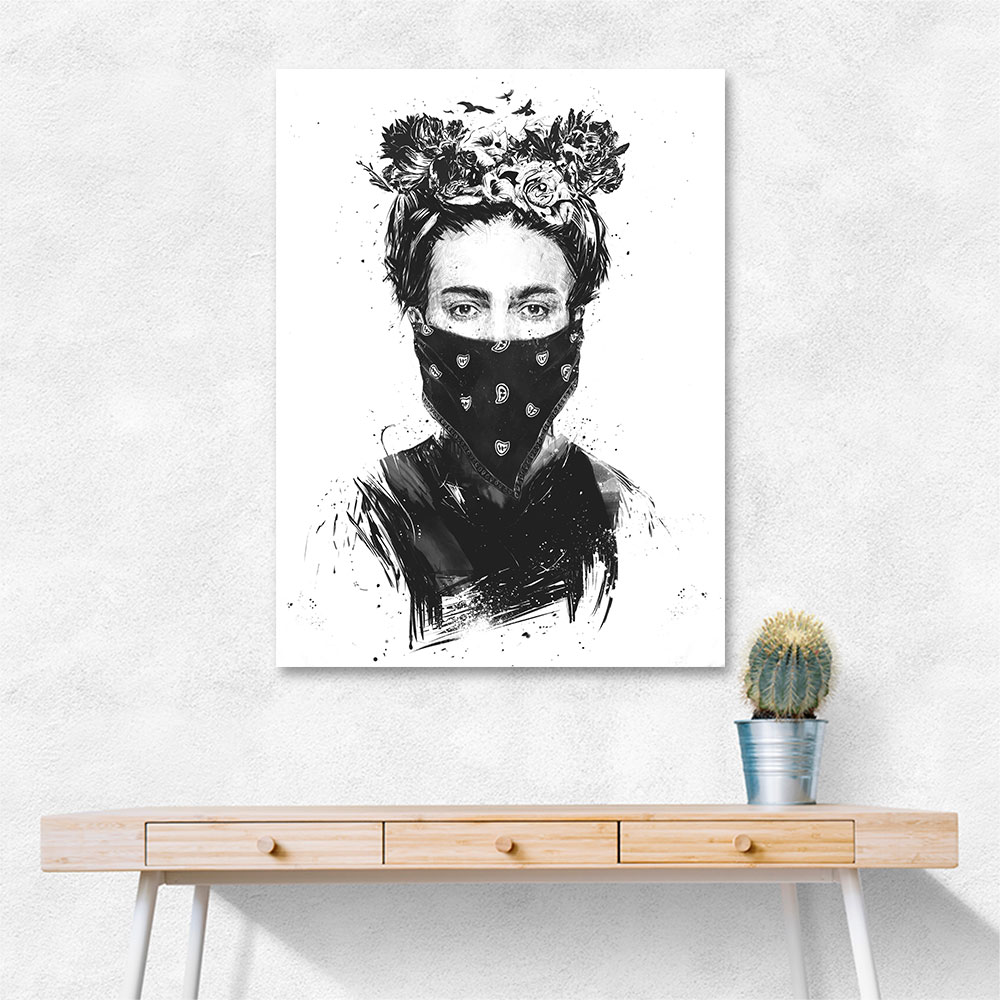 Rebel Girl Wall Art by Balazs Solti