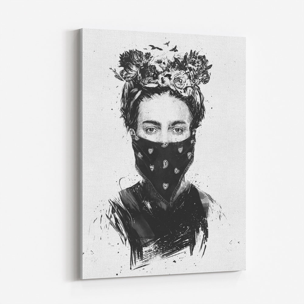 Rebel Girl Wall Art by Balazs Solti