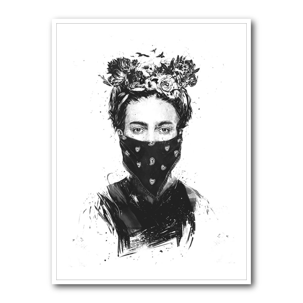 Rebel Girl Wall Art by Balazs Solti