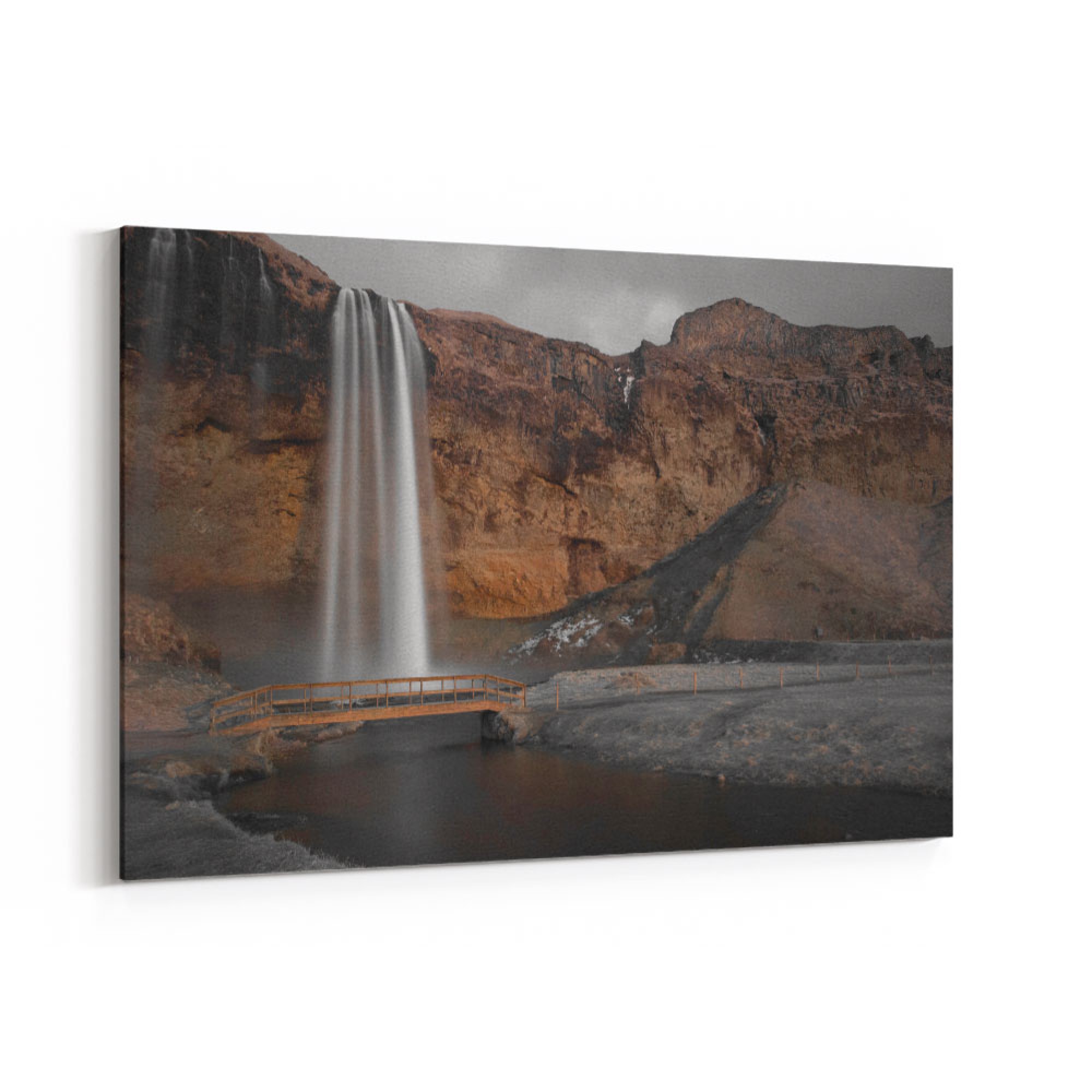 Seljalandsfoss By Baz Diprose Wall Art