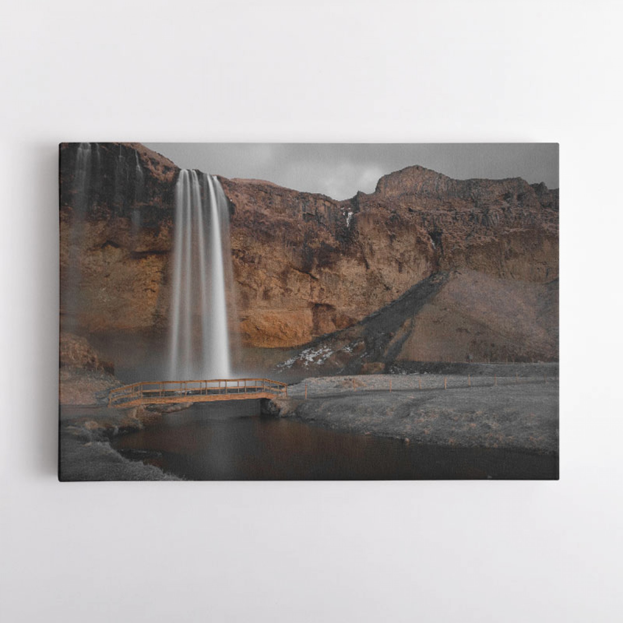 Seljalandsfoss By Baz Diprose Wall Art