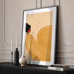 The Woman With the Yellow Stripes