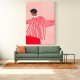 The Woman With the Red Stripes