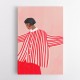 The Woman With the Red Stripes