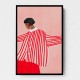 The Woman With the Red Stripes