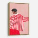 The Woman With the Red Stripes