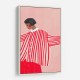The Woman With the Red Stripes