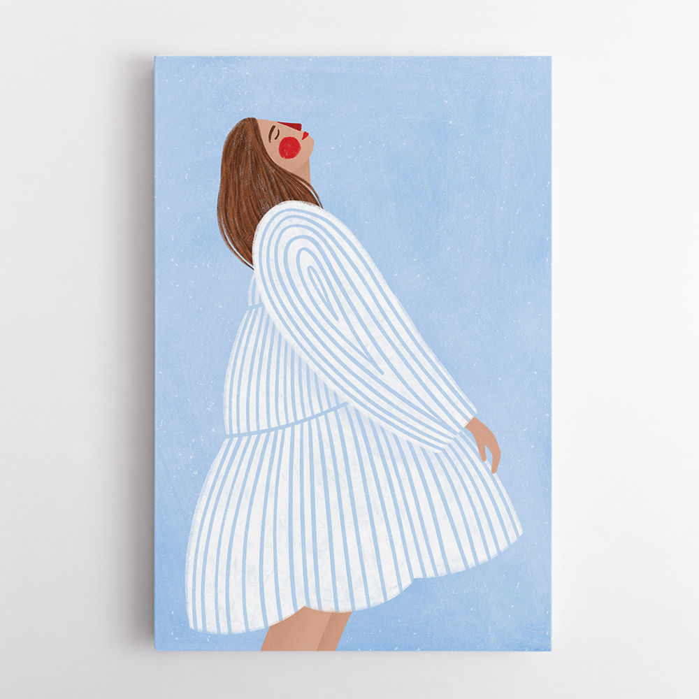 The Woman With the Blue Stripes The Woman With the Blue Stripes
