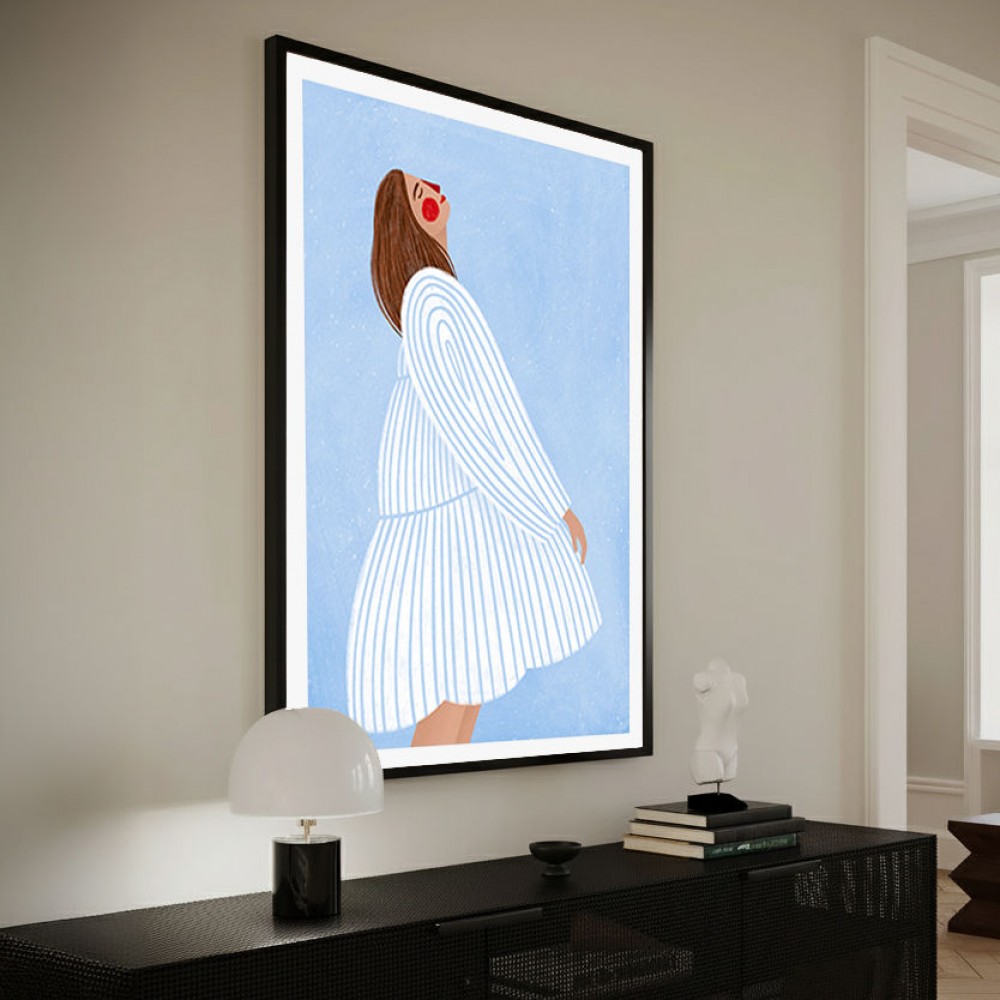 The Woman With the Blue Stripes The Woman With the Blue Stripes