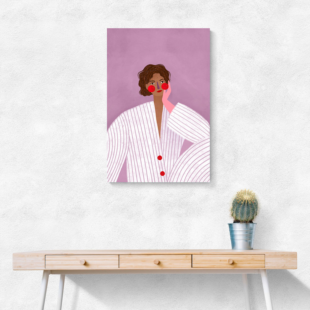 The Woman With the Pink Glove