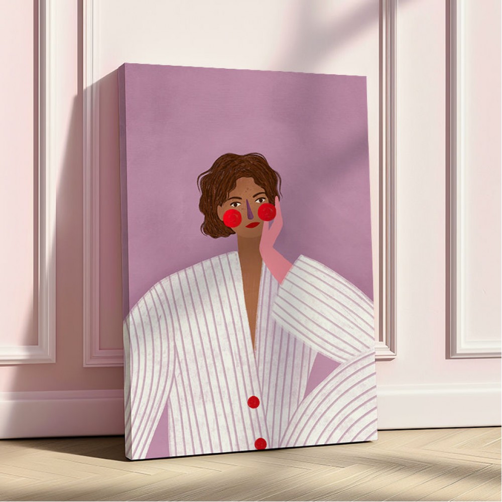 The Woman With the Pink Glove