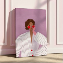 The Woman With the Pink Glove