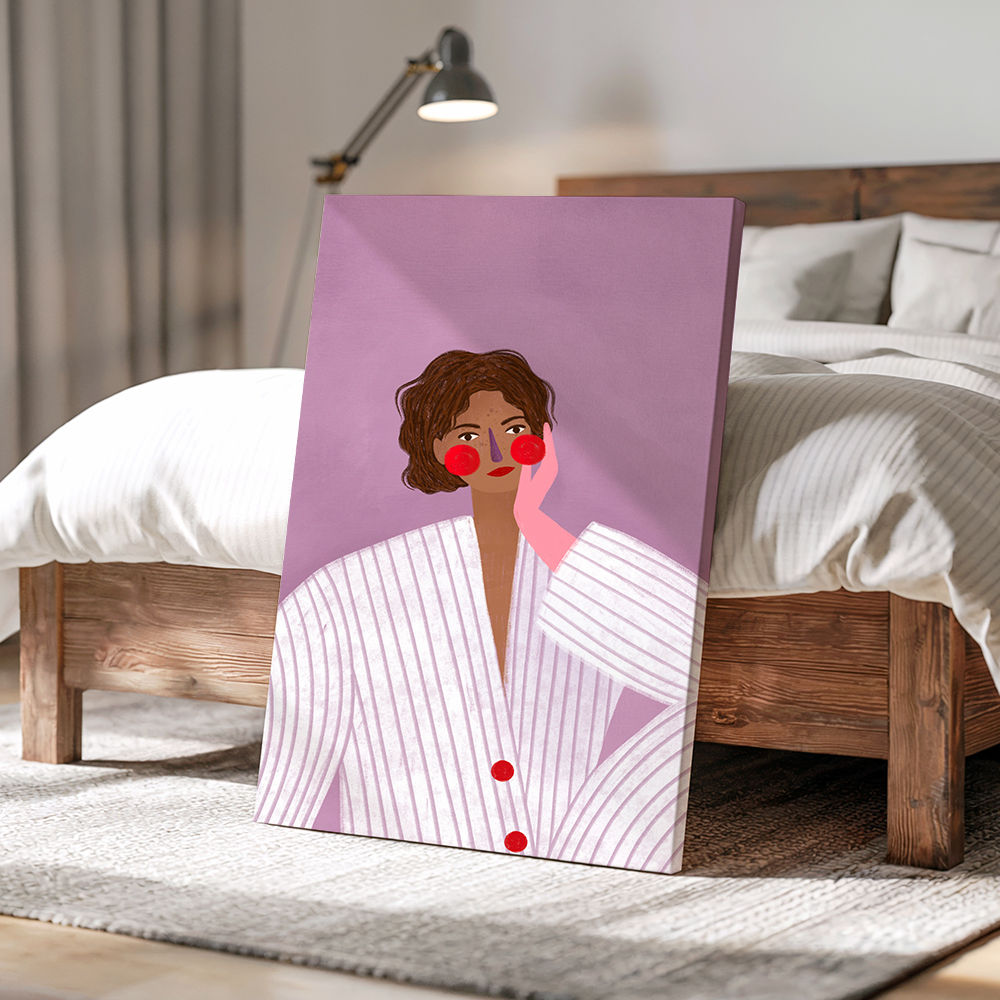 The Woman With the Pink Glove