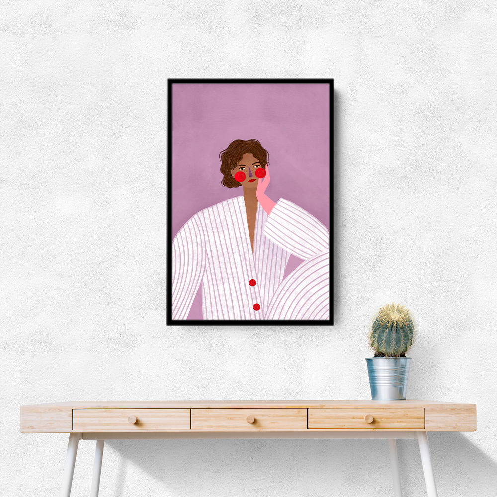 The Woman With the Pink Glove