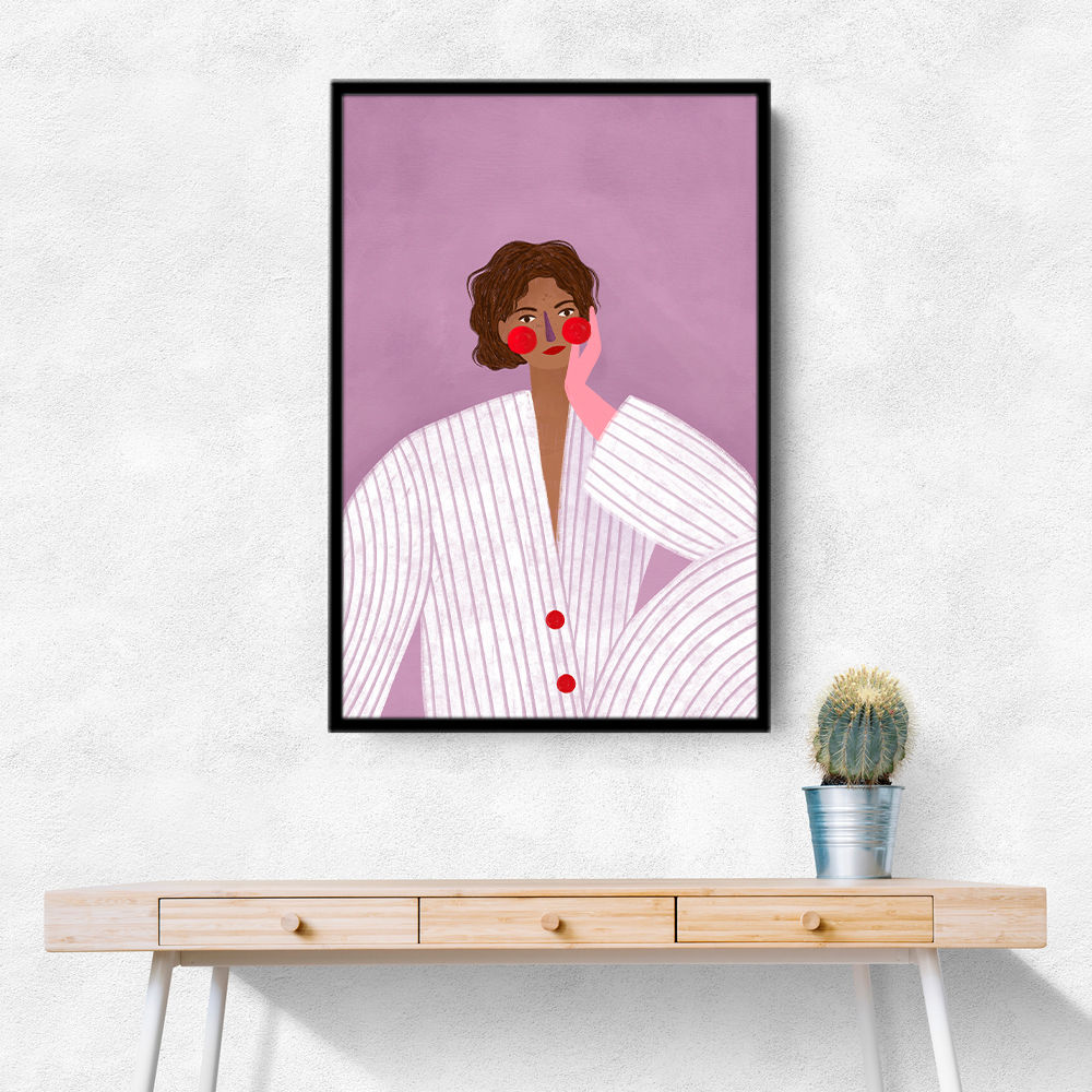 The Woman With the Pink Glove