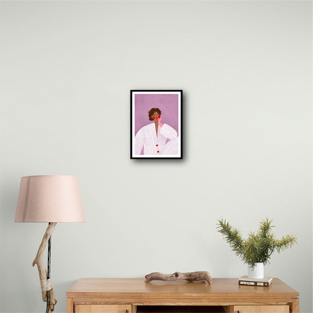 The Woman With the Pink Glove