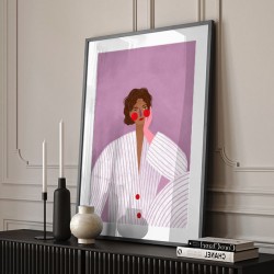 The Woman With the Pink Glove