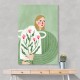 The Woman With Pink Vase