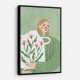 The Woman With Pink Vase