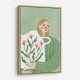 The Woman With Pink Vase