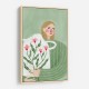 The Woman With Pink Vase