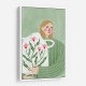 The Woman With Pink Vase