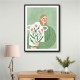 The Woman With Pink Vase