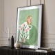 The Woman With Pink Vase