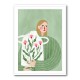 The Woman With Pink Vase