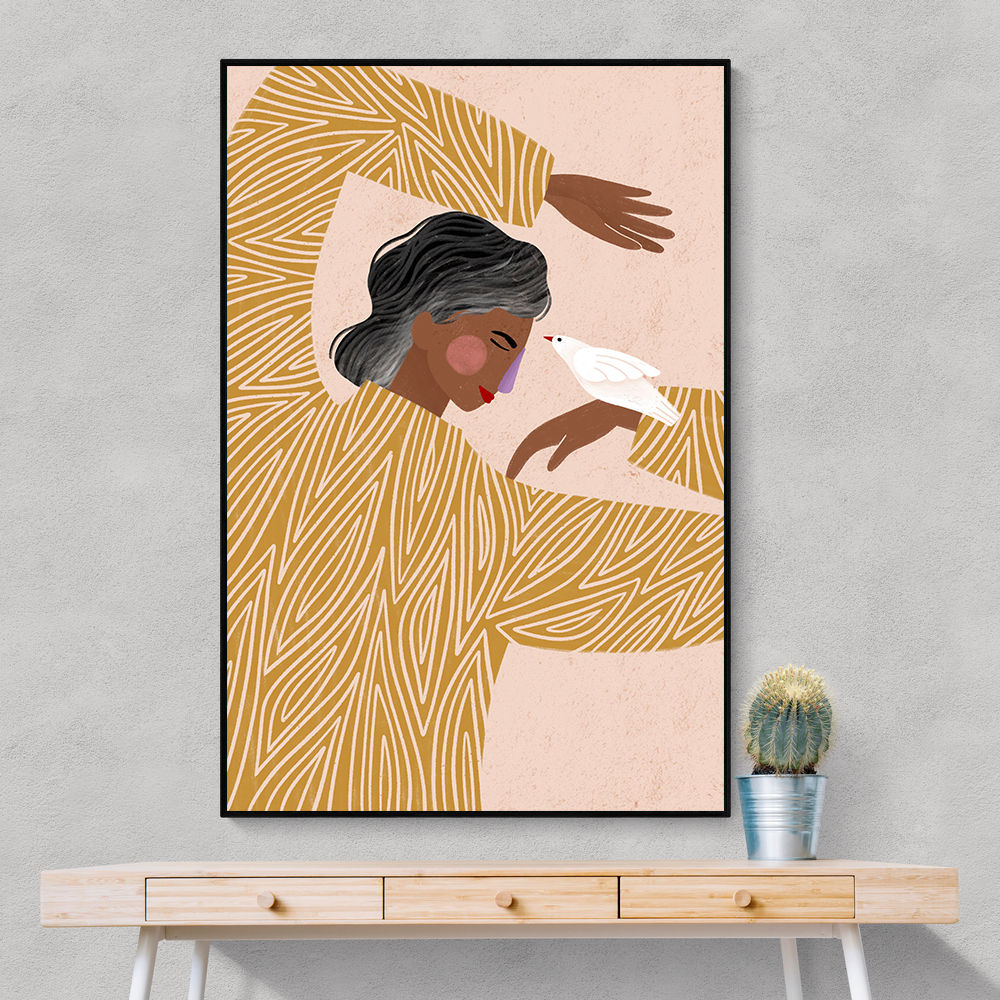 The Woman With a Bird