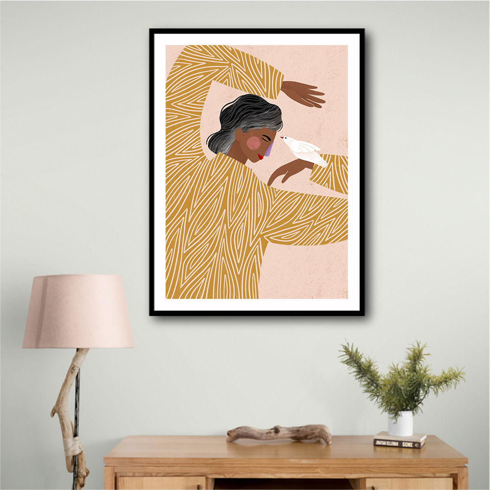The Woman With a Bird