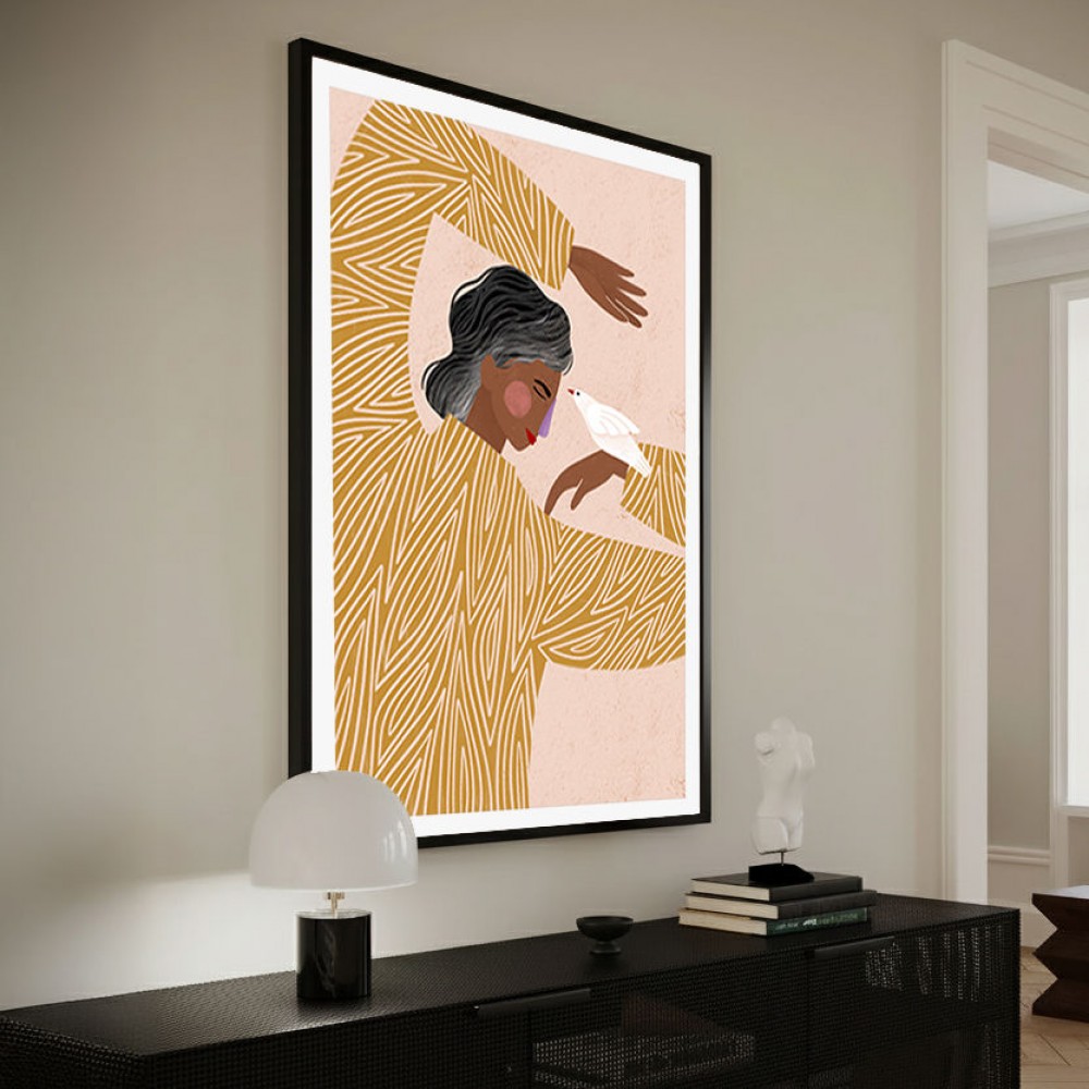 The Woman With a Bird