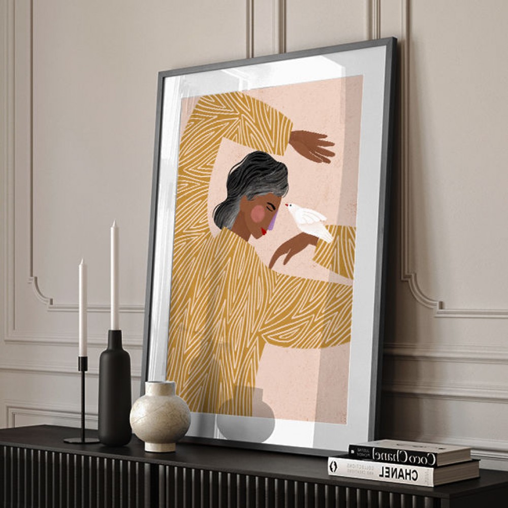 The Woman With a Bird