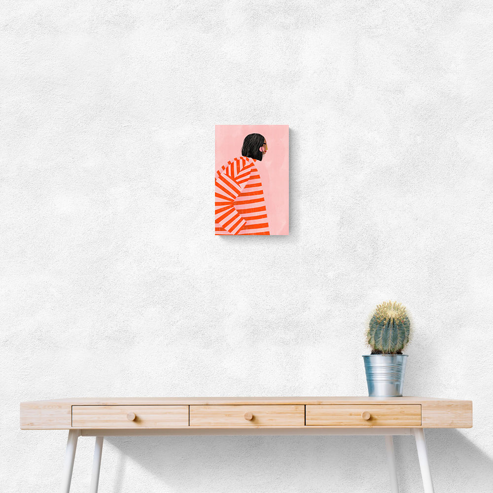 The Woman With the Orange Stripes