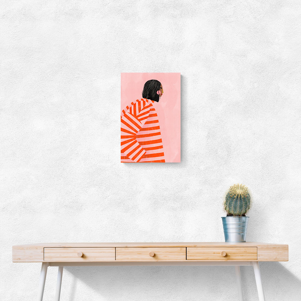 The Woman With the Orange Stripes
