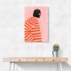 The Woman With the Orange Stripes