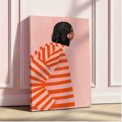 The Woman With the Orange Stripes