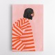 The Woman With the Orange Stripes