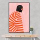 The Woman With the Orange Stripes