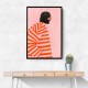The Woman With the Orange Stripes