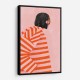 The Woman With the Orange Stripes